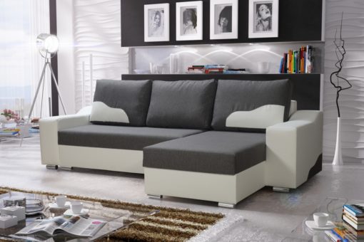 Elegantní rozkládací rohová sedací souprava Viviana