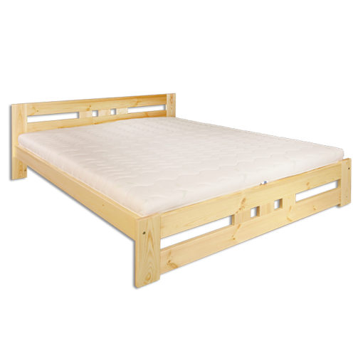 Manželská postel Alegra z masivu borovice