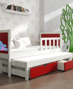 Dětská postel s přistýlkou a šuplíky Evita 23