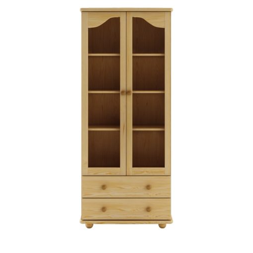 Jednoduchá elegantní vitrína Argit s dvěma šuplíky