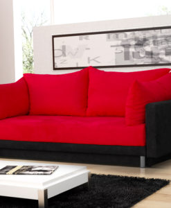 Designová pohovka Odila s velkými polštáři