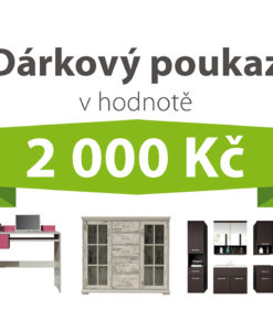 Dárkový poukaz za 2 000 Kč na nábytek podle vlastního výběru