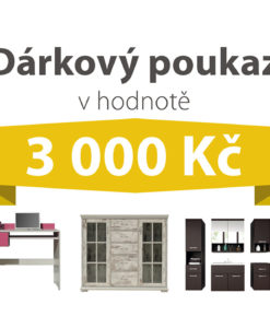 Dárkový poukaz za 3 000 Kč na nábytek podle vlastního výběru