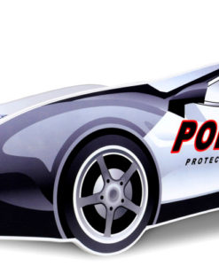 Dětská autopostel Policie