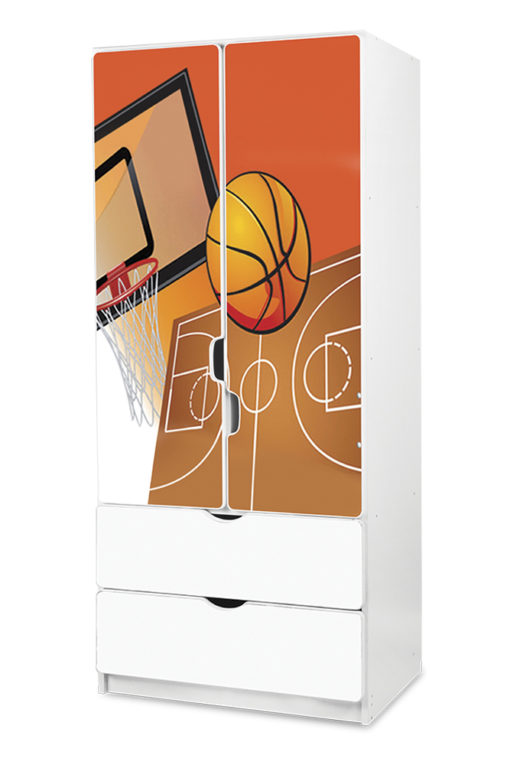 Dětská šatní skříň Basketbal