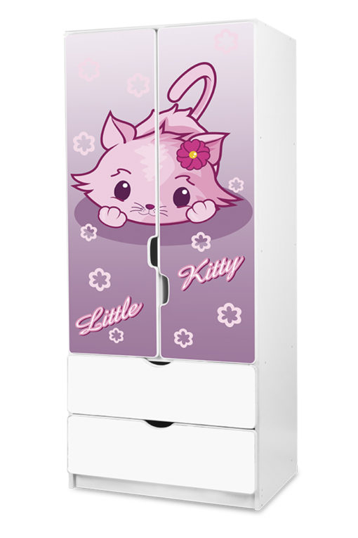 Dětská šatní skříň Little Kitty