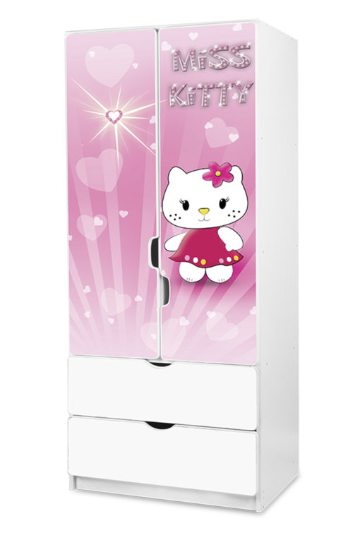 Dětská šatní skříň Miss Kitty