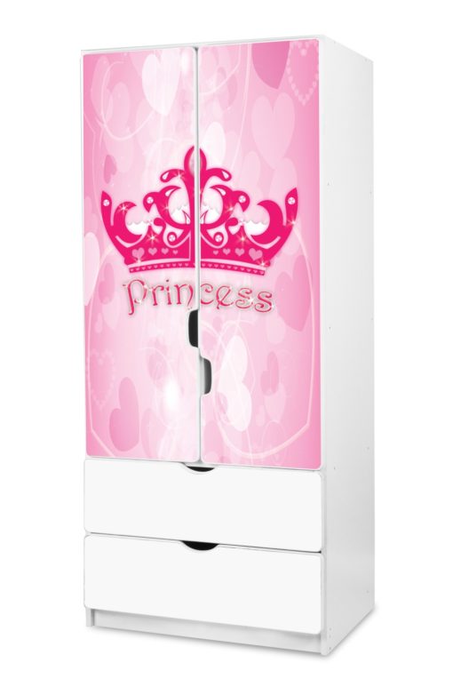 Dětská šatní skříň Princess