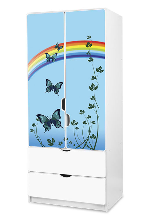 Dětská šatní skříň Rainbow