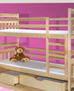 Dřevěná patrová postel Stefano
