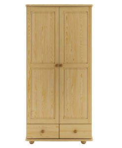 Dřevěná šatní skříň Tira