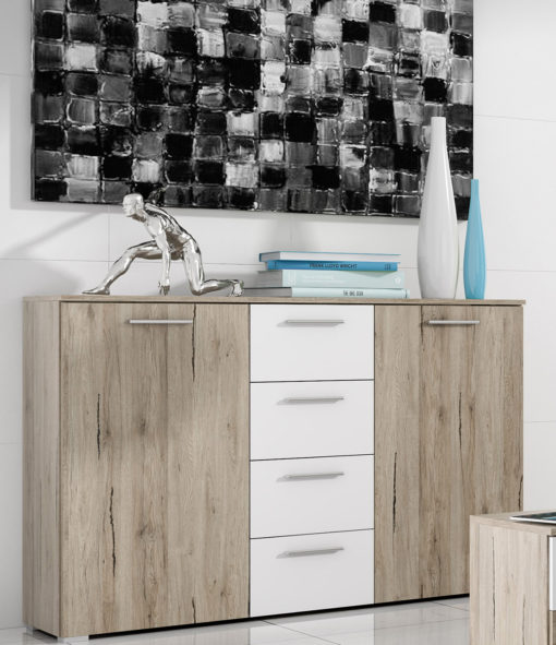 Elegantní komoda Dione 1 - dub san remo