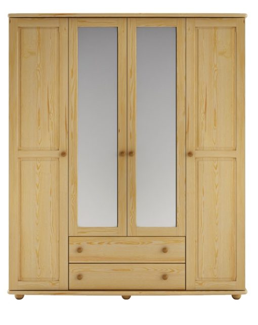 Elegantní šatní skříň Lain se zrcadly