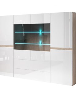 Kombinovaná komoda Sicilia s LED osvětlením