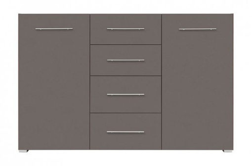 Komoda Grey 1 - ořech columbia / šedý wolfram