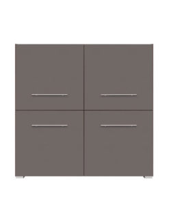 Komoda Grey 4 - ořech columbia / šedý wolfram