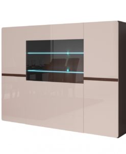 Komoda s LED osvětlením Sicilia 7 tmavá