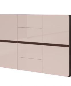 Komoda s šuplíky a skříňkami Sicilia 1 tmavá