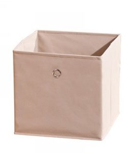 Látkový úložný box Heli 3 - béžový