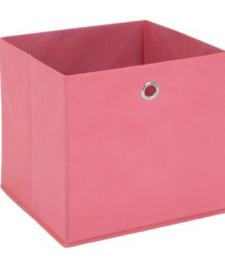 Látkový úložný box Heli 6 - růžový