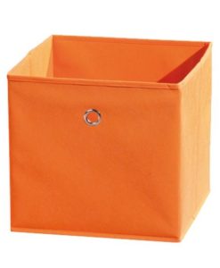 Látkový úložný box Heli 8 - oranžový