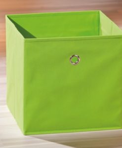 Látkový úložný box Heli 9 - zelený