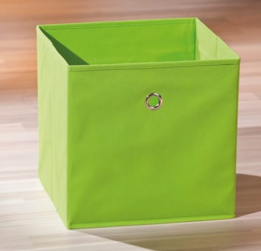 Látkový úložný box Heli 9 - zelený