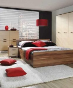Moderní ložnice se dvěma šatními skříněmi Mauricius 3