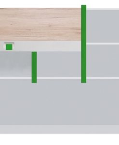 Moderní závěsný panel Adrien nad psací stůl