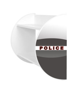 Police do dětského pokoje pro kluka s motivem Policie