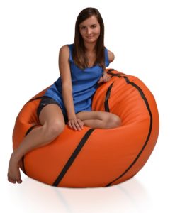 Sedací míč Basketbal XXL