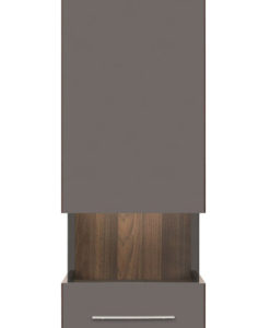Závěsná skříňka Grey 3 - ořech columbia / šedý volfram