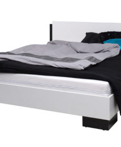 Černobílá manželská postel Darvin
