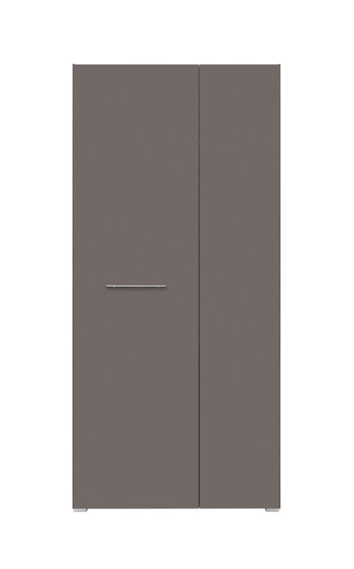 Šatní skříň Grey 2 - ořech columbia / šedý wolfram
