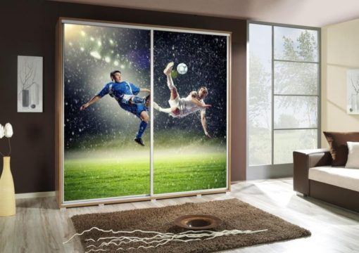 Šatní skříň s fotbalovou grafikou Penelopa 38