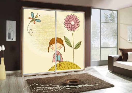 Šatní skříň s milou ilustrací Penelopa 39