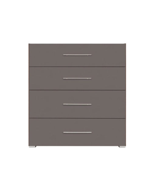 Šuplíková komoda Grey 2 - ořech columbia / šedý wolfram