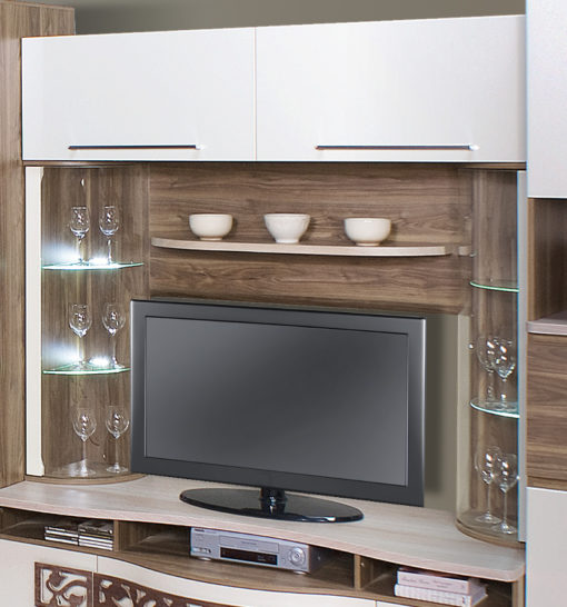 TV panel se skříňkami Lauryn 2